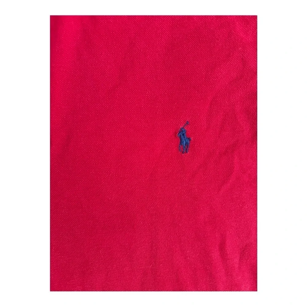 Ralph Lauren Men's Polo Shirt in Bold Red Size M classic preppy cotton pique top